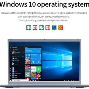 Бизнес Лаптоп, 14.1” INTEL Celeron, 8GB DDR4, 512GB SSD, Блутут HDMI, Windows 10 Pro, ултра тънък лаптоп