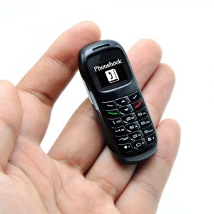 Мини телефон, най-малкият в света мобилен, малък GSM, блутут слушалка с промяна на глас L8STAR BM70, мини телефон