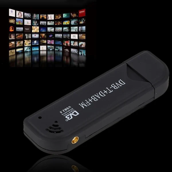 ТВ тунер за цифрова телевизия, цифров TV тунер за лаптоп, компютър, антена, USB, DVB-T, DVB-T2, DAB FM радио - Image 5