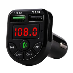 MP3 плеър за кола, трансмитер за автомобил, Блутут за разговори за кола, bluetooth музика, USB бързо зарядно за автомобилна запалка, трансмитер флаш