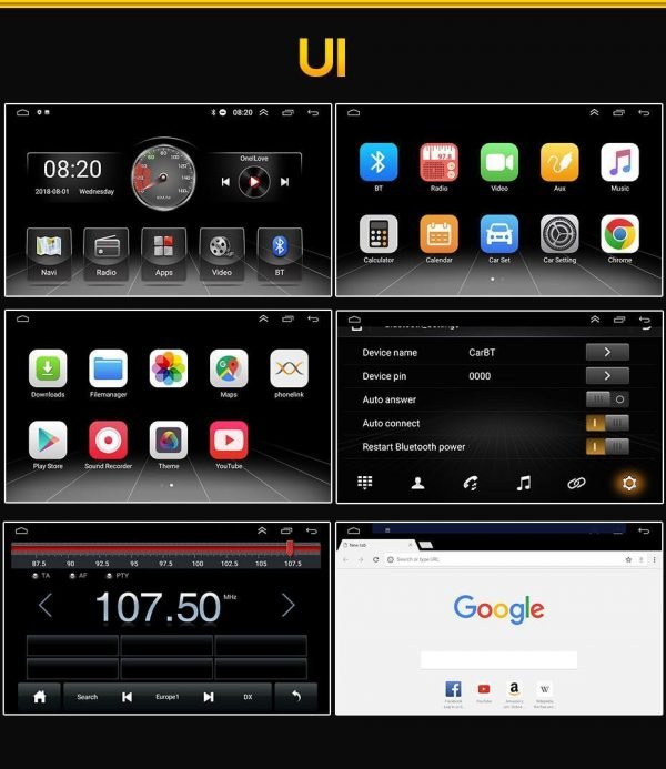 Мултимедия, Peugeot 408, 308, Навигация Android, Waze, Carplay, Андроид Auto, Пежо 408, 2DIN, плеър - Image 5