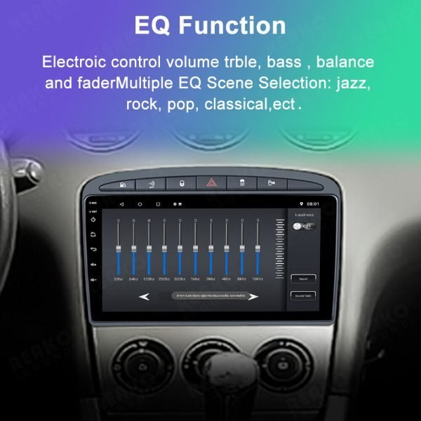 Мултимедия, Peugeot 408, 308, Навигация Android, Waze, Carplay, Андроид Auto, Пежо 408, 2DIN, плеър - Image 4