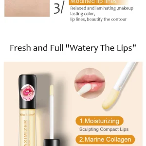 LipMaximizer с морски колаген, течен хиалурон за устни, витамин Е, мед