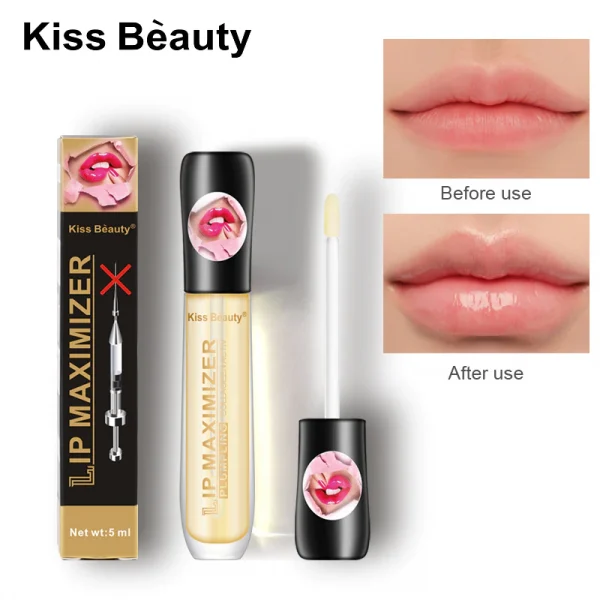 LipMaximizer с морски колаген, течен хиалурон за устни, витамин Е, мед