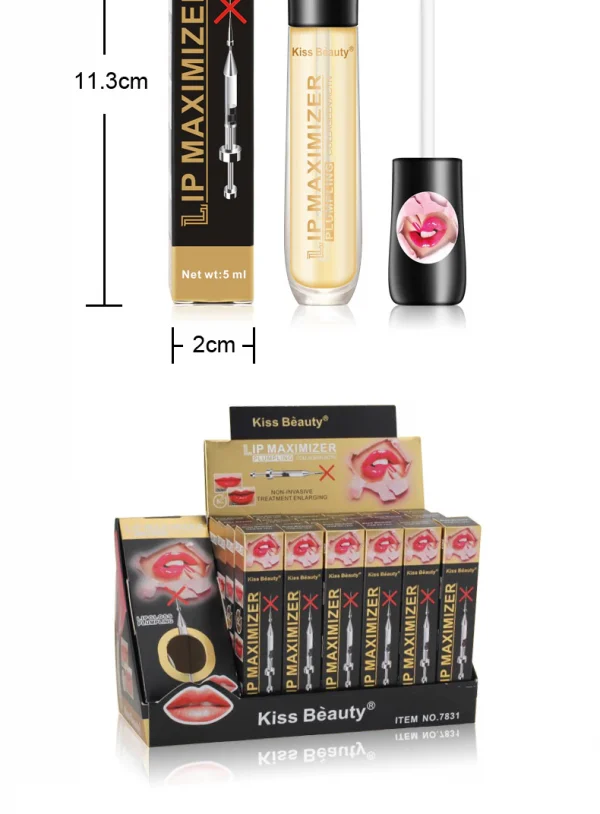 LipMaximizer с морски колаген, течен хиалурон за устни, витамин Е, мед - Image 4