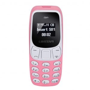 Мини телефон, розов цвят, мини телефон Нокия, малък 3310, L8Star BM10 телефон, GSM, mini Nokia