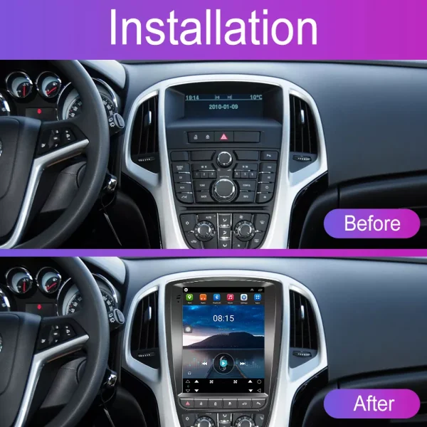 Мултимедия за OPEL ASTRA стил Tesla плеър, двоен дин, Андроид, WiFi, Android, навигация, таблет Опел Астра, мултимедия за кола, мултимедия за автомобил, Astra 2010, 2011, 2012, 2013, 2014 година, CarPlay, Android Auto, Waze - Image 8