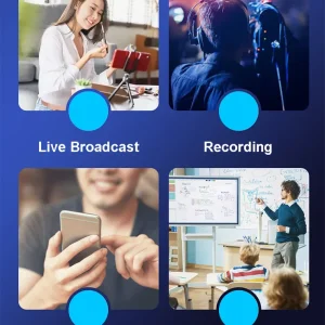 Микрофон за смартфон, безжичен микрофон, за Фотоапарат, за камера, Безжичен петличен микрофон, DSLR камера, лаптоп, компютър, 3.5mm, за Android, за IPhone, с букса 3.5мм, жак 3.5 мм