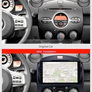 Мултимедия за MAZDA 2, Android Auto, Carplay, Waze, Андроид, навигация, Мазда 2, 2DIN, 2007, 2008, 2009, 2010, 2011, 2012, 2013, 2014, година