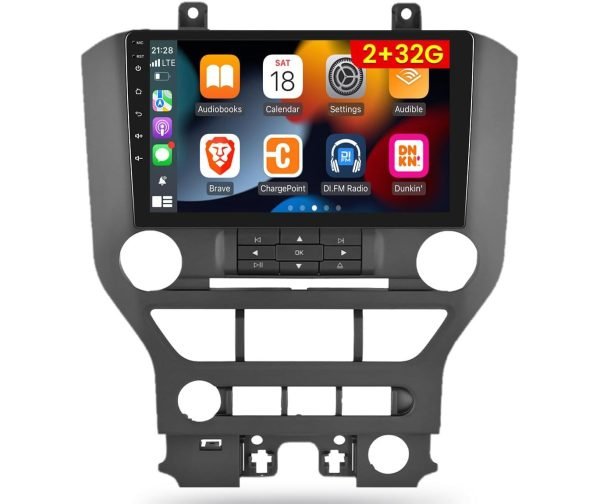 Мултимедия, Двоен дин, за Ford Mustang, Навигация, за Ford, din, плеър, Android, Форд Мустанг, Ford Mustang 2015, 2016, 2017, 2018, 2019, 2020 година