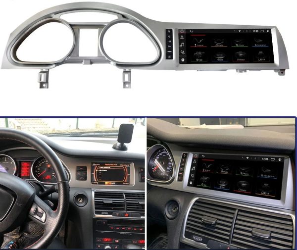 Мултимедия, за Audi Q7, Двоен дин, Android, 10.25", 8+128GB, навигация, за Ауди Q7, Андроид, Q7 4L, MMI, 2005, 2006, 2007, 2008, 2009, година - Image 11