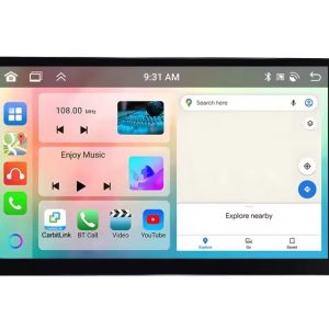 Мултимедия, за кола, за автомобил, плеър, Android Auto, Car play, навигация, Андроид, универсална мултимедия, 9 инча