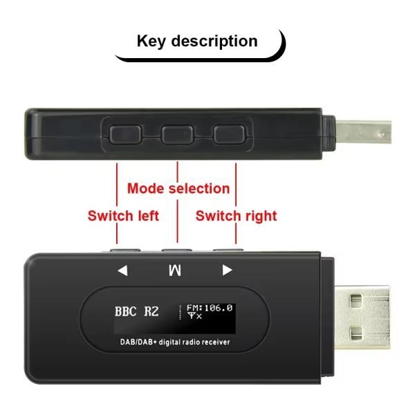 Автомобилен DAB+ FM, антена, радио приемник, Android мултимедия, за кола, Тунер, USB, DAB, GPS, FM - Image 6