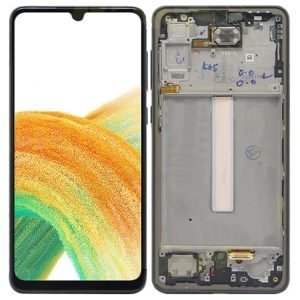 Дисплей за Samsung Galaxy A33, 5G, A336, тъч скрийн, с рамка, екран, тъчскрийн, 6.4”, A336B, A336U, A336E