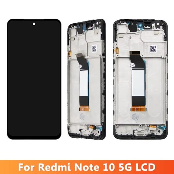 Дисплей за Xiaomi Redmi Note 10 5G, тъч скрийн, с рамка, екран, Xiaomi, Note 10, тъчскрийн, 5G, 10T - Image 3