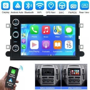 Мултимедия за, FORD, F150, F250, F350, Escape, Focus, Mustang, Навигация, 2DIN, двоен дин плеър, Форд, 7 инча