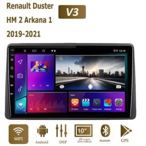 Мултимедия за Renault Dacia Duster HM 2 II Arkana 1, Андроид, навигация, плеър, Android, 2DIN, 2019, 2020, 2021, 2022, 2023, година