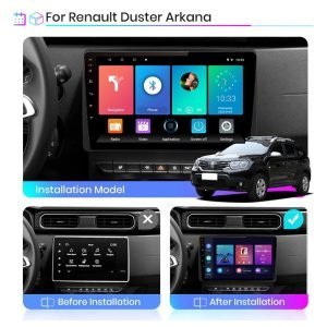 Мултимедия за Renault Dacia Duster HM 2 II Arkana 1, Андроид, навигация, плеър, Android, 2DIN, 2019, 2020, 2021, 2022, 2023, година