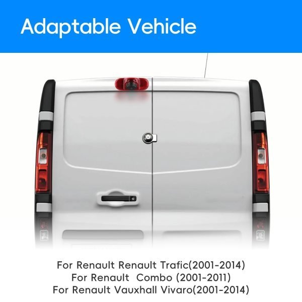 Камера за бус, Renault Trafic, за стоп, заден ход, задно виждане, нощно виждане, бус Рено Трафик - Image 3