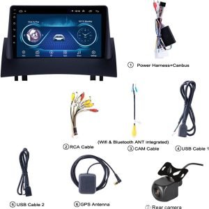 Мултимедия за Renault Megane 2, Навигация, Carplay, Android Auto, Waze, Рено Меган 2 Андроид