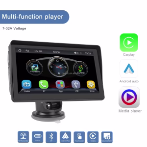 Монитор 7″ Преносима мултимедия за автомобил, безжичен CarPlay, Android Auto, за кола