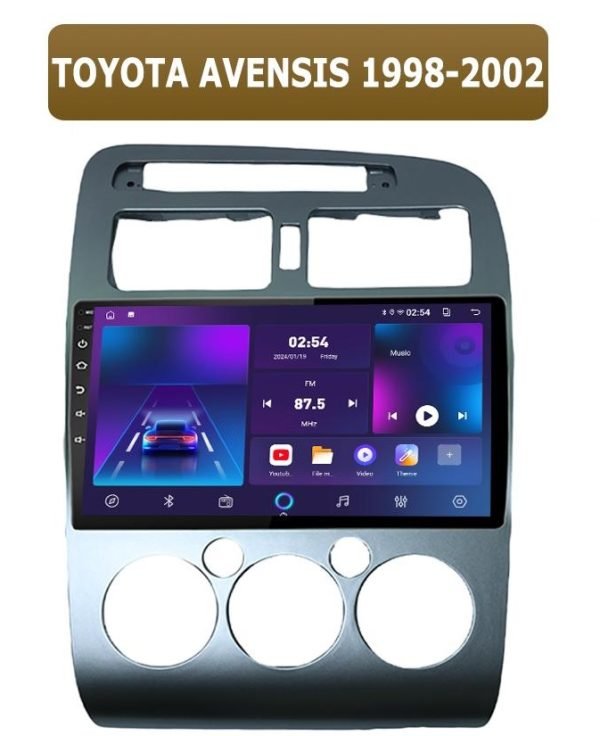 Мултимедия за Toyota Avensis 1998-2002, Carplay, Android Auto, Waze, навигация, Тойота Авенсис, Андроид, 2DIN - Image 2